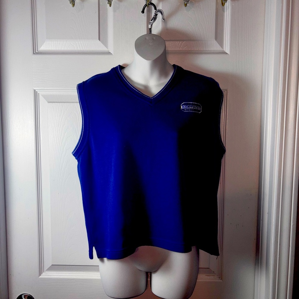 Campus Specialties University Of Kentucky UK Wildcats Blue Sweater Vest Size M